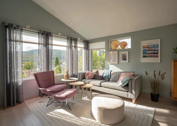 Large Modern House, Perfect For Northern Lights Hunting Feriehus